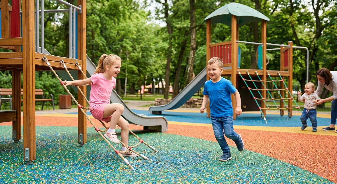 EPDM Rubber Flooring for Kids Play Areas: Safety, Thickness and Fall Heights Explained